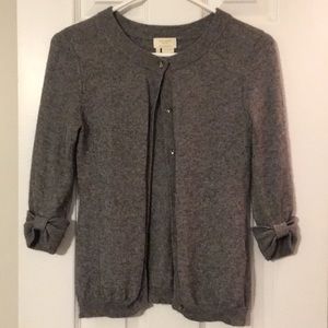 Kate Spade grey cardigan